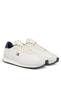 Tommy Jeans Sneakersy Tjm Retro Runner Archive Mix Mat EM0EM01763 Beżowy jasny. Kolor: beżowy. Materiał: skóra #2
