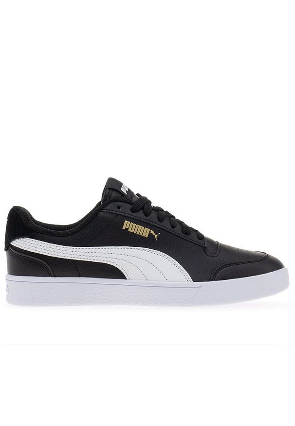 Buty Puma Shuffle 30966804 - czarne. Kolor: czarny. Materiał: guma, skóra, syntetyk, zamsz. Szerokość cholewki: normalna