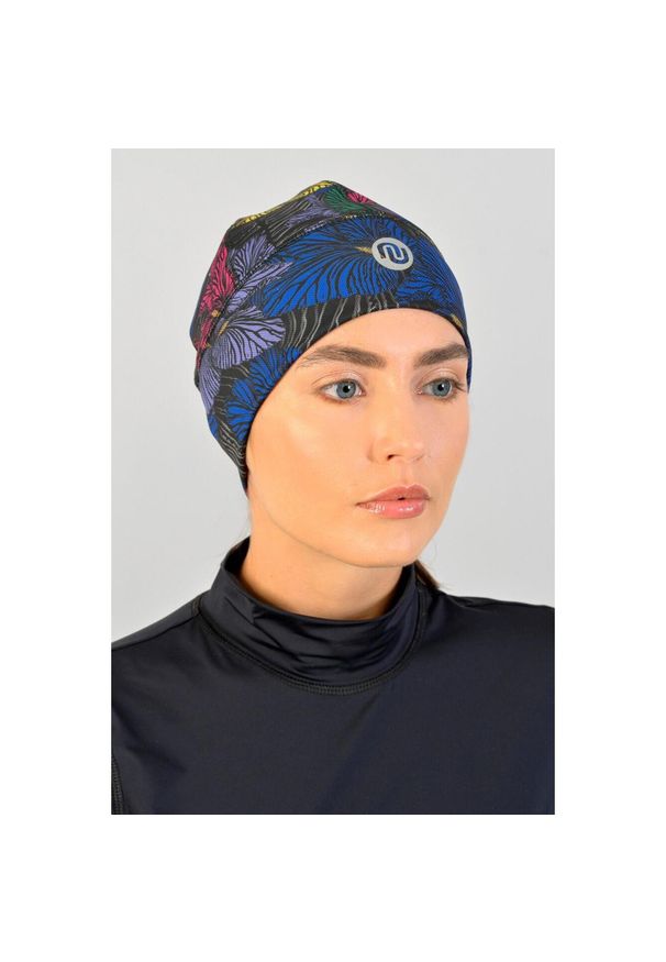 NESSI SPORTSWEAR - Czapka krótka ocieplana do biegania Unisex Nessi Sportswear. Kolor: wielokolorowy. Styl: sportowy