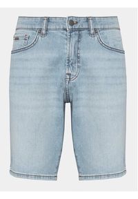 BOSS - Boss Szorty jeansowe Re.Maine 50513490 Błękitny Regular Fit. Kolor: niebieski. Materiał: bawełna #5