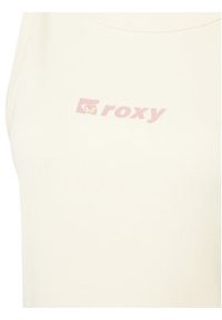 Roxy Top Iconic Days ERJKT04261 Écru Regular Fit. Materiał: bawełna