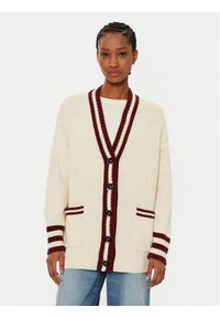 Weekend Max Mara Kardigan Vicolo 2515341061 Écru Regular Fit. Materiał: bawełna, syntetyk #1