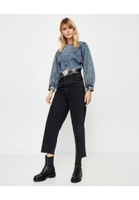 ISABEL MARANT - Jeansowa bluzka Ulinae. Kolor: niebieski. Materiał: jeans. Długość: długie. Wzór: aplikacja #3