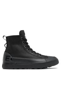 sorel - Sorel Trampki Metro™ II Sneak Wp 2048571011 Czarny. Kolor: czarny. Materiał: skóra