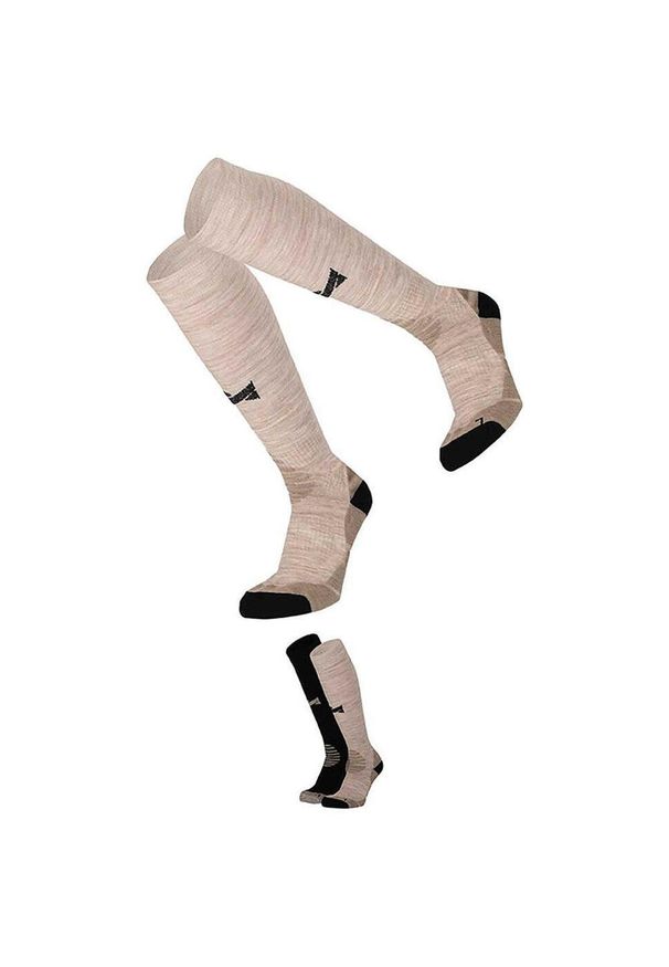 XTREME - Skarpety uciskowe outdoorowe unisex. Kolor: beżowy. Materiał: wełna, elastan, poliamid. Sport: turystyka piesza, narciarstwo