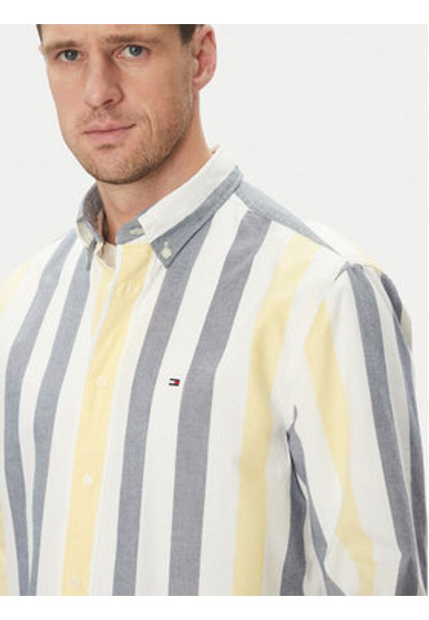 TOMMY HILFIGER - Tommy Hilfiger Koszula Herit MW0MW39160 Kolorowy Relaxed Fit. Materiał: bawełna. Wzór: kolorowy