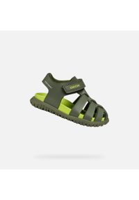 Sandały Geox Model B Sandal Fusbetto Bo Kolor Zielony. Kolor: zielony. Materiał: tkanina. Sezon: lato #1