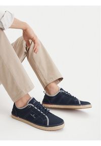 Nautica Espadryle CEO-LEADSMAN-01 Granatowy. Kolor: niebieski. Materiał: materiał #1