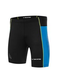 Spodenki męskie Viking Nixon Short. Kolor: wielokolorowy, niebieski, czarny. Sport: kolarstwo #1