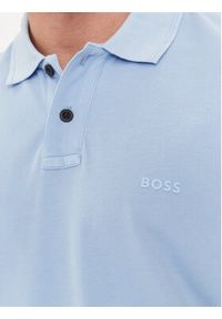 BOSS - Boss Polo Prime 50507813 Niebieski Regular Fit. Typ kołnierza: polo. Kolor: niebieski. Materiał: bawełna #4