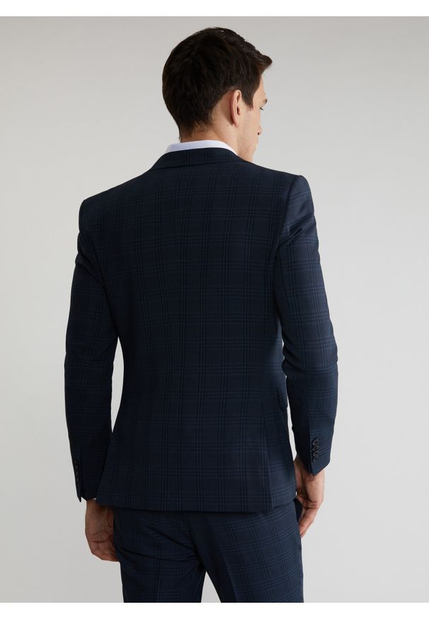 Pako Lorente - Granatowa marynarka garniturowa P22SF-3G-024-G-S. Kolor: niebieski. Materiał: tkanina. Sezon: zima, jesień