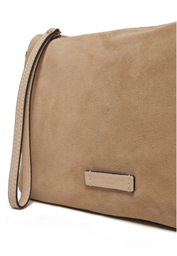 Gianni Chiarini Torebka Nora Puch BS 10225 CM-PL Brązowy. Kolor: brązowy. Materiał: skórzane