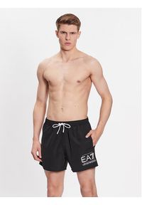 EA7 Emporio Armani Szorty kąpielowe 902000 3R739 00020 Czarny Regular Fit. Kolor: czarny. Materiał: syntetyk #3