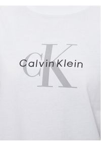 Calvin Klein Jeans T-Shirt Hero LV047B865G Biały Regular Fit. Kolor: biały. Materiał: bawełna #4