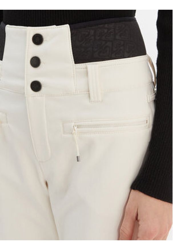 Roxy Spodnie snowboardowe Rising High ERJTP03295 Biały Skinny Fit. Kolor: biały. Materiał: syntetyk. Sport: snowboard