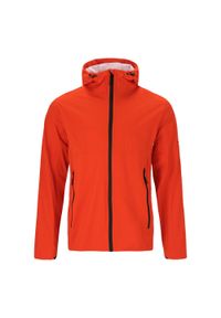ENDURANCE - Kurtka przeciwdeszczowa męska Endurance Komint. Kolor: pomarańczowy. Sport: bieganie, fitness #1