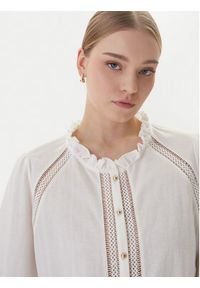 Morgan Bluzka 261-TSKY Biały Regular Fit. Kolor: biały. Materiał: syntetyk #4