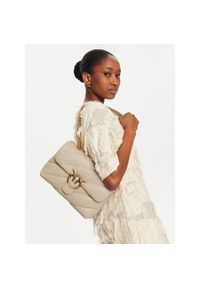 Pinko - Torebka PINKO. Kolor: beżowy #1