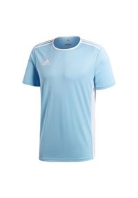 Adidas - T-Shirt Entrada 18 414. Kolor: niebieski, biały, wielokolorowy