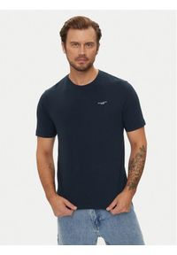 Marc O'Polo Denim T-Shirt B61 2021 51060 Granatowy. Typ kołnierza: polo. Kolor: niebieski. Materiał: bawełna #1