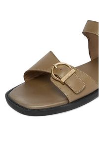 Beverly Hills Polo Club Sandały EO-WI16-ALYSHA-03 Beżowy ciemny. Kolor: beżowy. Materiał: skóra #4