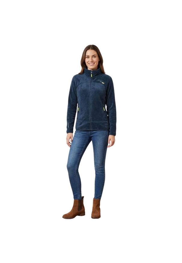 Bluza turystyczna damska Geographical Norway Upaline Basic. Kolor: niebieski. Materiał: poliester