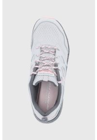 skechers - Skechers buty Hillcrest-Pure Escapade damskie kolor szary. Nosek buta: okrągły. Zapięcie: sznurówki. Kolor: szary. Materiał: guma #2