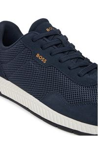BOSS Sneakersy Titanium 50541882 Granatowy. Kolor: niebieski. Materiał: materiał #5