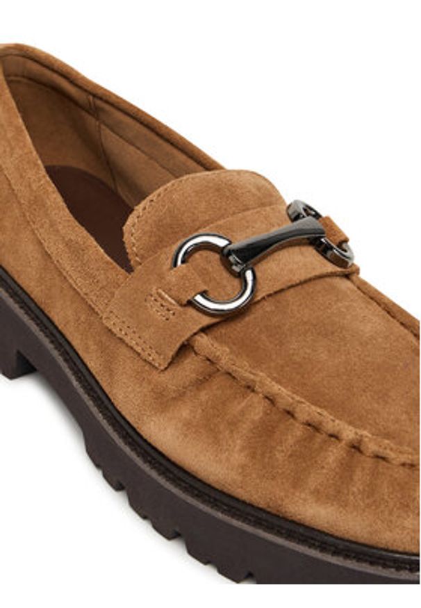 Aldo Loafersy Danrose 14058774 Brązowy. Kolor: brązowy. Materiał: skóra