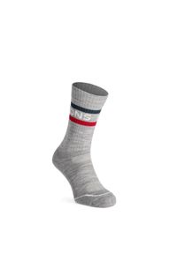 MONS ROYALE - Skarpety turystyczne Mons Royale Signature Crew Sock. Kolor: szary. Sport: turystyka piesza