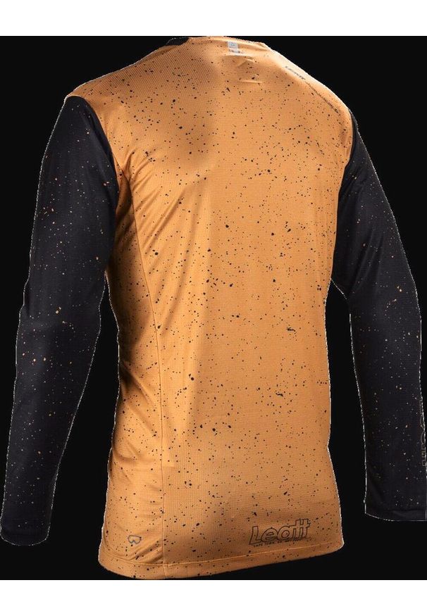 LEATT - Bluza rowerowa męska Leatt Jersey MTB Enduro 4.0. Kolor: brązowy. Materiał: jersey
