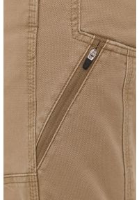 Wrangler Spodnie męskie kolor brązowy proste. Okazja: na co dzień. Kolor: brązowy. Materiał: tkanina, materiał. Wzór: gładki. Styl: casual #5