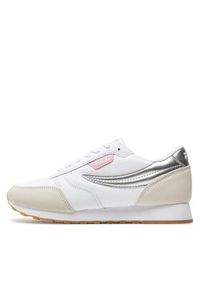 Fila Sneakersy Orbit F Wmn FFW0265 Biały. Kolor: biały. Materiał: skóra #5