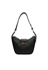 Karl Lagerfeld - KARL LAGERFELD Torebka A3W30046 Czarny. Kolor: czarny. Materiał: skórzane #5