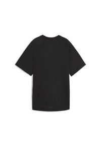 Puma - Damska koszulka z nadrukiem EVOSTRIPE PUMA Black. Kolor: czarny. Wzór: nadruk