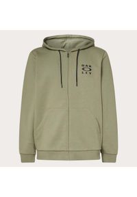 Oakley Bluza z Kapturem Męska S FOA404452. Typ kołnierza: kaptur. Kolor: zielony