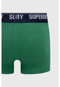 Superdry bokserki (2-pack) męskie kolor zielony. Kolor: zielony