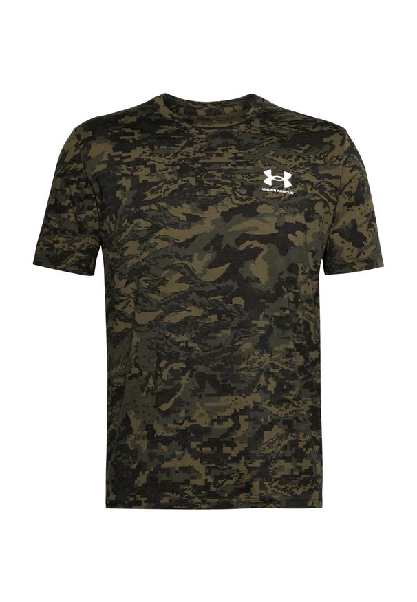 Koszulka Under Armour ABC Camo. Kolor: biały, wielokolorowy, czarny. Długość rękawa: krótki rękaw. Długość: krótkie. Sport: joga i pilates