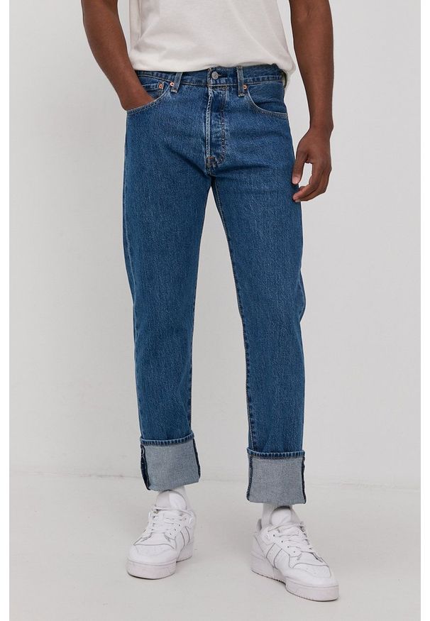 Levi's® - Levi's jeansy 501 '93 męskie. Okazja: na spotkanie biznesowe. Kolor: niebieski. Styl: biznesowy