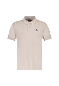 Polo Le Coq Sportif Essentiels N°1. Okazja: na co dzień. Typ kołnierza: polo. Kolor: beżowy, wielokolorowy, zielony. Styl: casual, sportowy #1