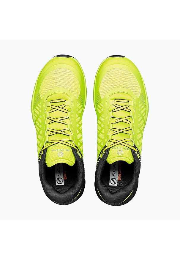 Scarpa - Buty do biegania męskie SCARPA Spin Ultra. Kolor: czarny, zielony, wielokolorowy