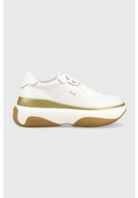 Liu Jo sneakersy JUNE 16 kolor biały BA3053EX16801111. Nosek buta: okrągły. Kolor: biały. Materiał: guma. Obcas: na platformie #1