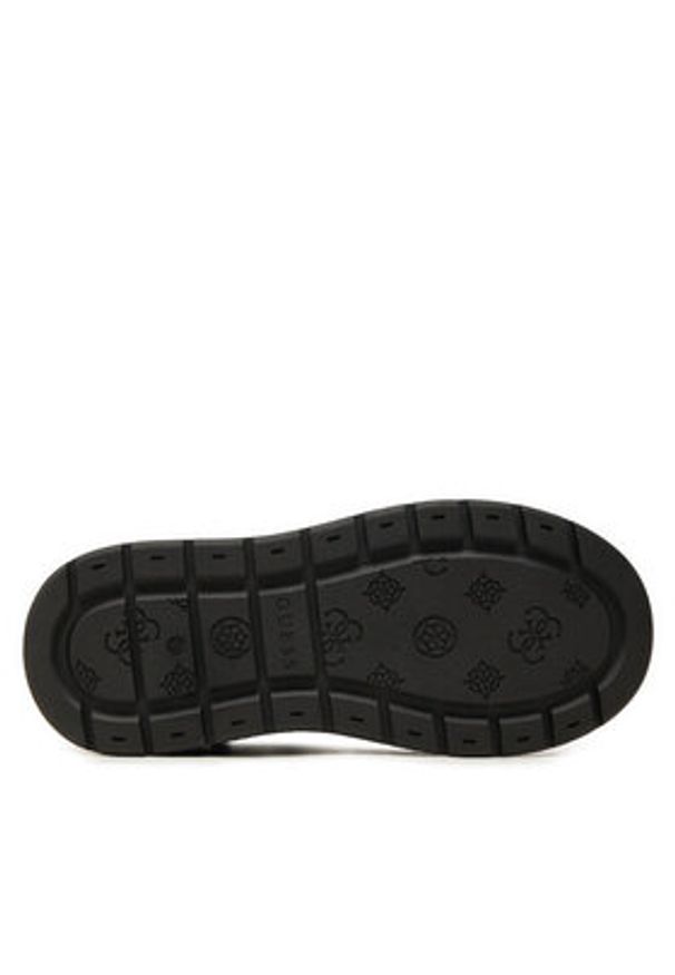 Guess Botki Uniea FLFUNE FAM10 Czarny. Kolor: czarny. Materiał: skóra