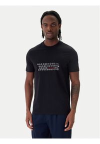 Hugo - HUGO T-Shirt Deyss 50553755 Czarny Regular Fit. Kolor: czarny. Materiał: bawełna #1