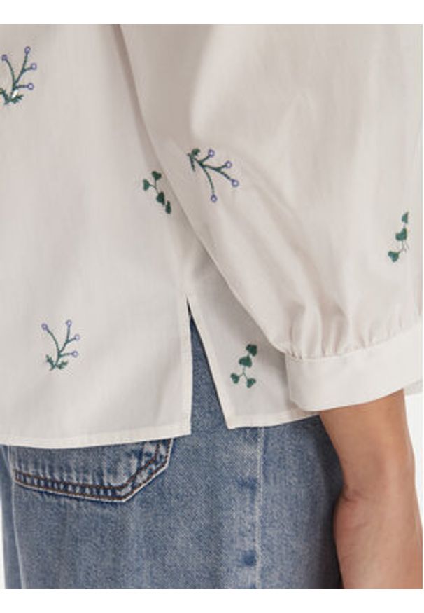 Weekend Max Mara Koszula Gilly 2515111132 Biały Relaxed Fit. Kolor: biały. Materiał: bawełna