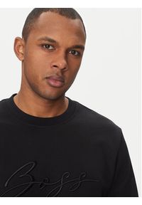 BOSS Bluza C-Soleri 70 50531310 Czarny Relaxed Fit. Kolor: czarny. Materiał: bawełna