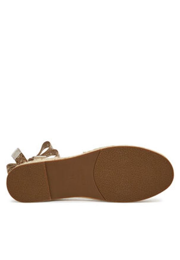Coccinelle Espadryle E4 SRK 22 02 01 Beżowy. Kolor: beżowy. Materiał: materiał
