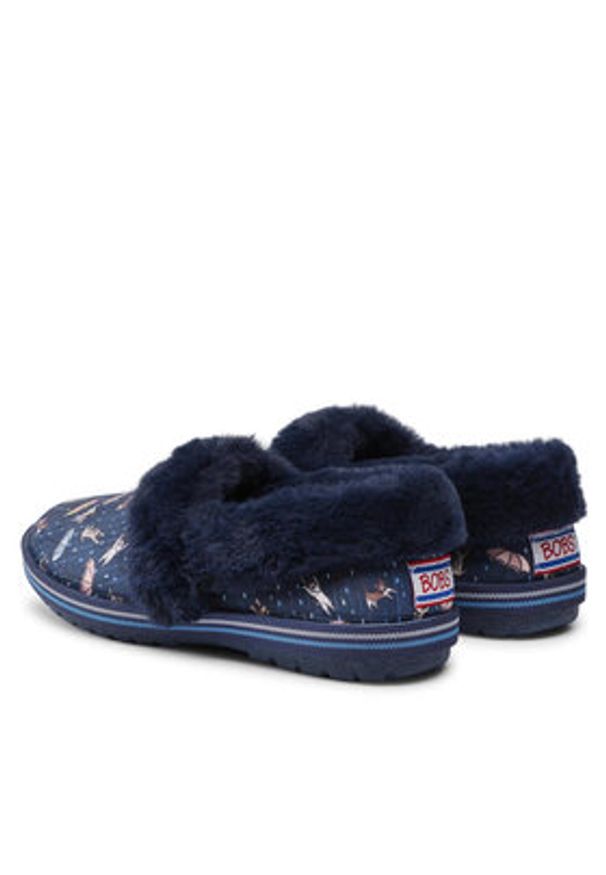 skechers - Skechers Kapcie BOBS Movie Night 113486/NVMT Granatowy. Kolor: niebieski. Materiał: materiał