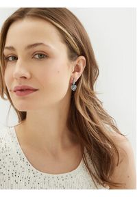 Guess Kolczyki JUBE05 021JW Srebrny. Materiał: metalowe. Kolor: srebrny #4