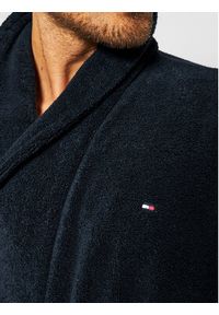 TOMMY HILFIGER - Tommy Hilfiger Szlafrok Icon Bathrobe 2S87905539 Granatowy. Kolor: niebieski. Materiał: bawełna #3